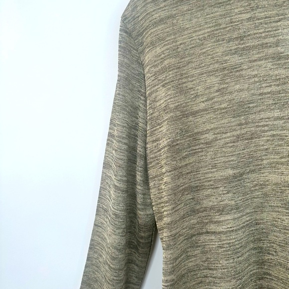 Large Cowl Neck Top‎ Gold Tunic Aline Size L - Picture 12 of 13